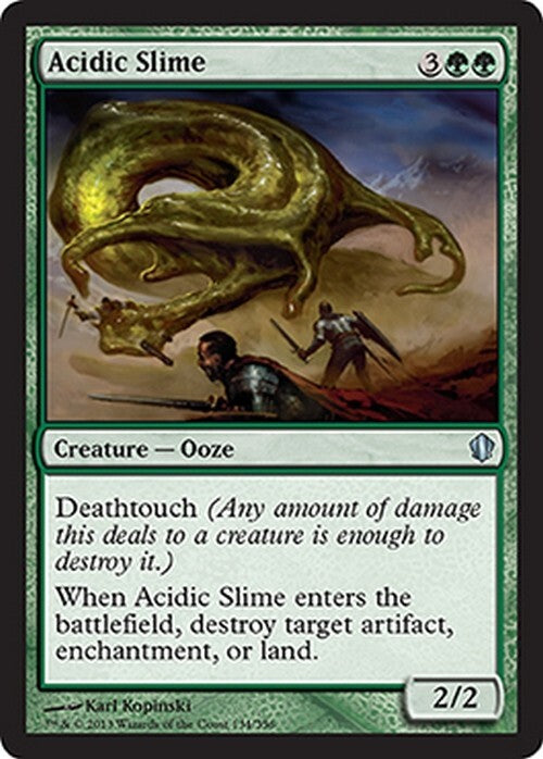 Acidic Slime ~ Commander 2013 [ Excellent ] [ Magic MTG ]