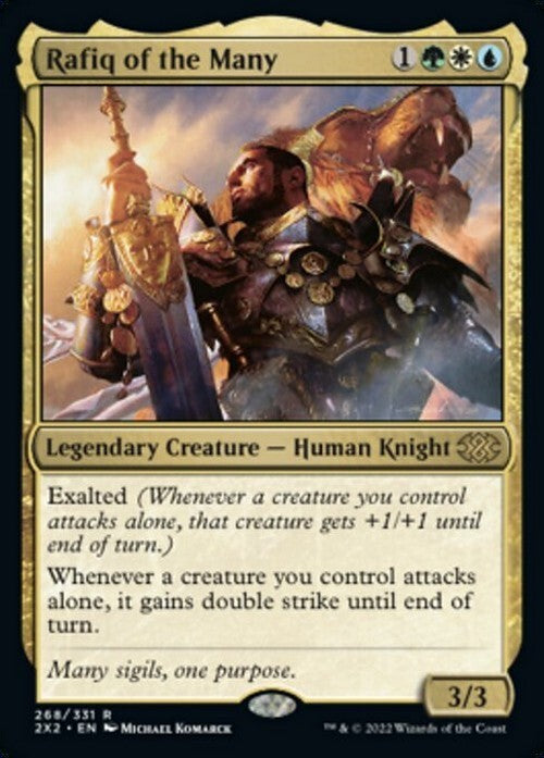 Rafiq of the Many ~ Double Masters 2022 [ NearMint ] [ Magic MTG ]