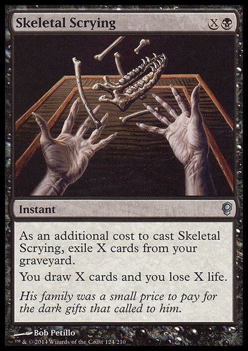 Skeletal Scrying ~ Conspiracy 1 [ Excellent ] [ Magic MTG ]