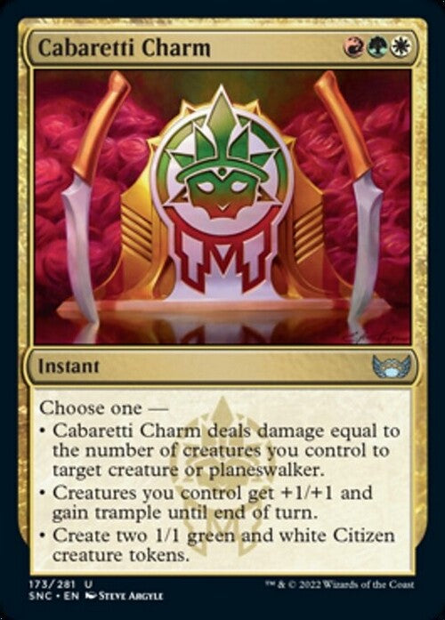 Cabaretti Charm ~ Streets of New Capenna [ NearMint ] [ Magic MTG ]