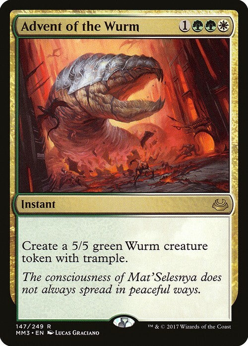 Advent of the Wurm ~ Modern Masters 2017 [ Excellent ] [ Magic MTG ]
