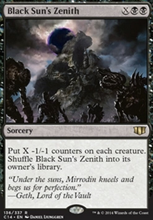 Black Sun's Zenith ~ Commander 2014 [ Excellent ] [ Magic MTG ]