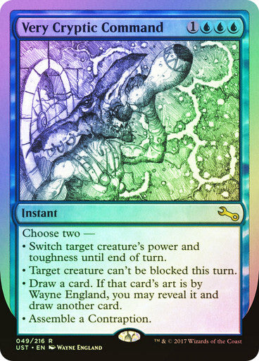 FOIL Very Cryptic Command (Version 5) ~ Unstable [ NearMint ] [ Magic MTG ]