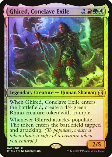 FOIL Ghired, Conclave Exile ~ Commander 2019 [ NearMint ] [ Magic MTG ] - London Magic Traders Ltd