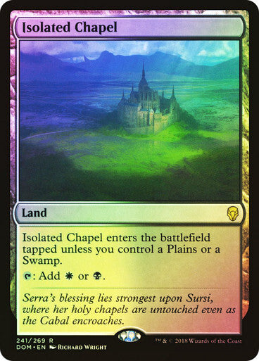 FOIL Isolated Chapel ~ Dominaria [ NearMint ] [ Magic MTG ] - London Magic Traders Ltd