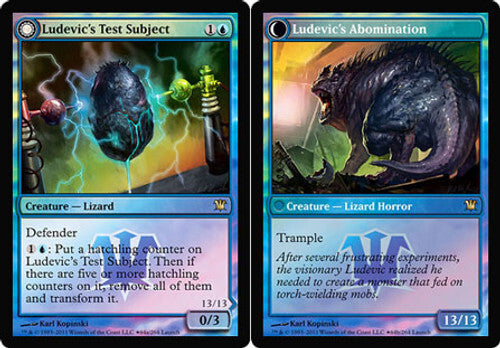 FOIL Ludevic's Test Subject ~ Release Innistrad [ Excellent ] [ Magic MTG ]