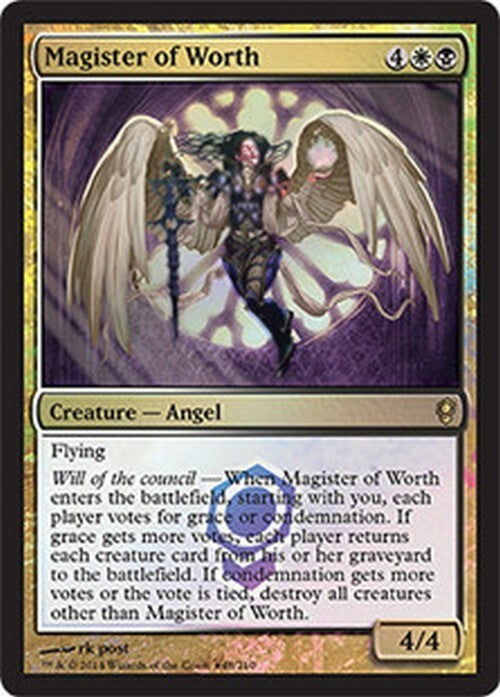 FOIL Magister of Worth ~ Release Conspiracy 1 [ Excellent ] [ Magic MTG ]