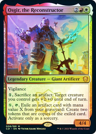 FOIL Osgir, the Reconstructor ~ Commander: Strixhaven [ NM ] [ Magic MTG ]