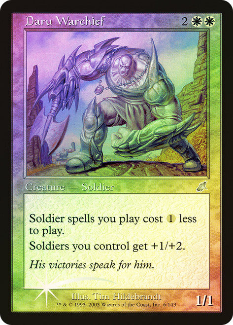 FOIL Daru Warchief ~ Scourge [ Excellent ] [ Magic MTG ]