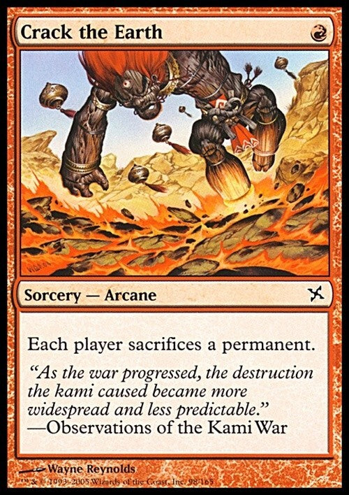 Crack the Earth ~ Betrayers of Kamigawa [ Excellent ] [ Magic MTG ]