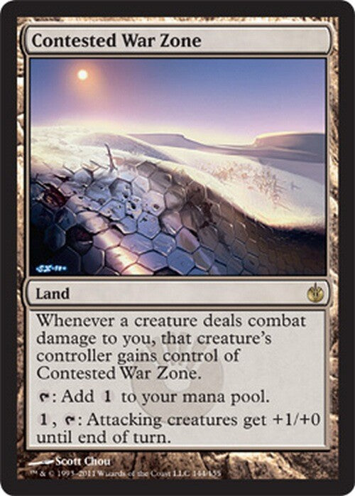 Contested War Zone ~ Mirrodin Besieged [ Excellent ] [ Magic MTG ]