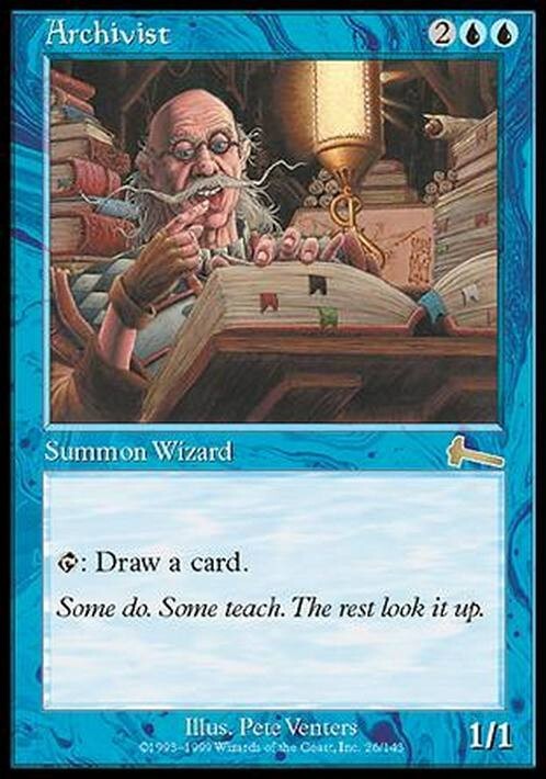 Archivist ~ Urza's Legacy [ Excellent ] [ Magic MTG ]