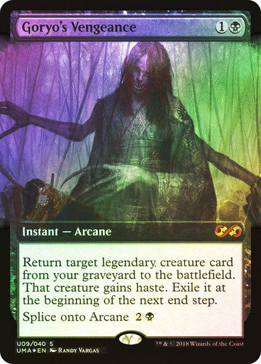 FOIL BORDERLESS Goryo's Vengeance ~ Ultimate Masters [ NearMint ] [ Magic MTG ] - London Magic Traders Ltd