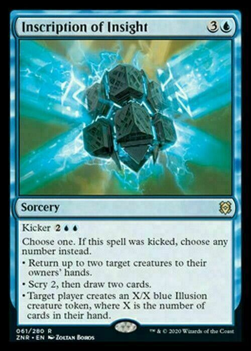 Inscription of Insight ~ Zendikar Rising [ NearMint ] [ Magic MTG ]