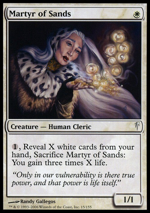 Martyr of Sands ~ Coldsnap [ Excellent ] [ Magic MTG ]