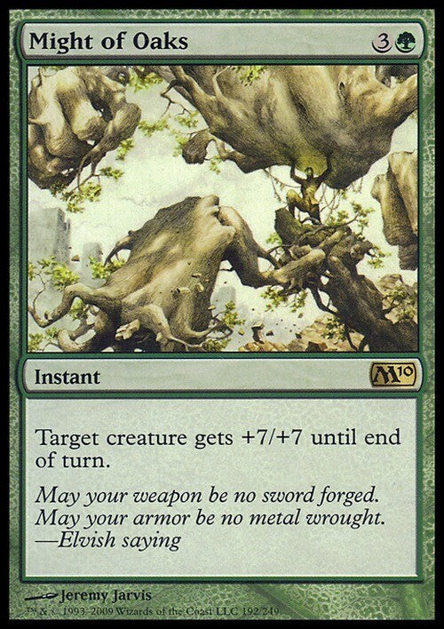 Might of Oaks ~ Magic 2010 [ Excellent ] [ Magic MTG ]