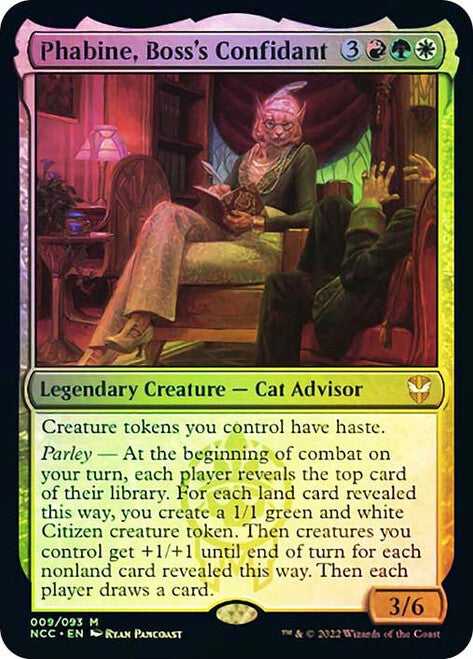 FOIL Phabine, Boss's Confidant ~ Commander: Streets of New Capenna [ EX ]