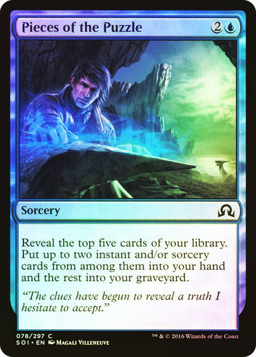 FOIL Pieces of the Puzzle ~ Shadows over Innistrad [ NearMint ] [ Magic MTG ] - London Magic Traders Ltd