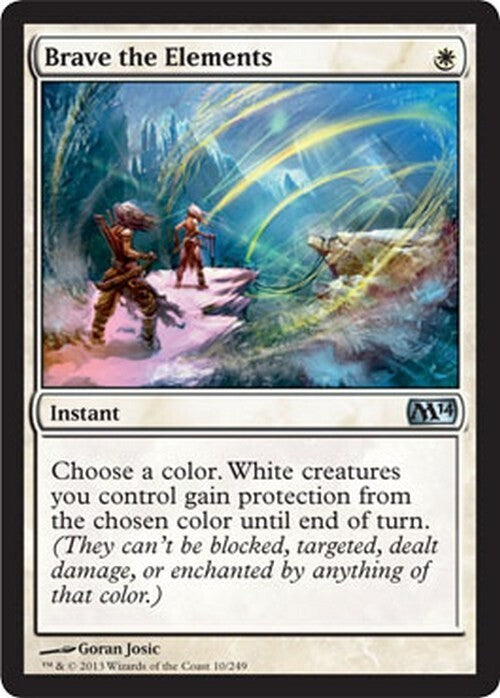 Brave the Elements ~ Magic 2014 [ Excellent ] [ Magic MTG ]