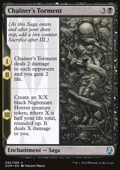 Chainer's Torment ~ Dominaria [ Excellent ] [ Magic MTG ]