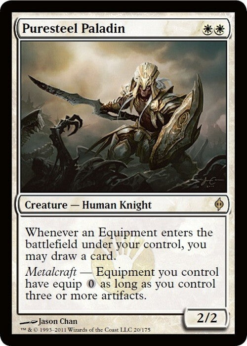 Puresteel Paladin ~ New Phyrexia [ PLAYED ] [ Magic MTG ]