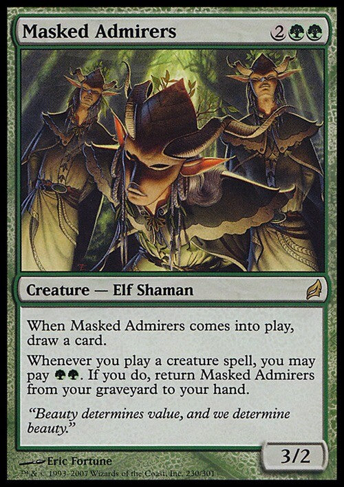 Masked Admirers ~ Lorwyn [ Excellent ] [ Magic MTG ]