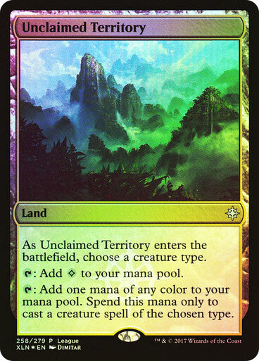 FOIL Unclaimed Territory ~ League Ixalan [ NearMint ] [ Magic MTG ]