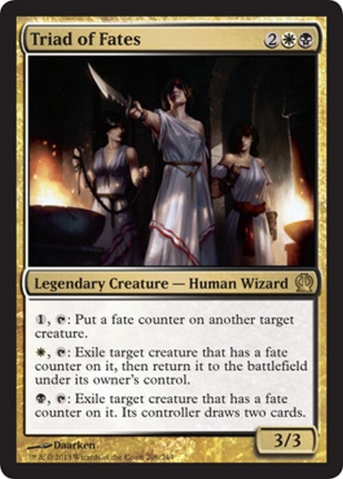 Triad of Fates ~ Theros [ Excellent ] [ Magic MTG ]