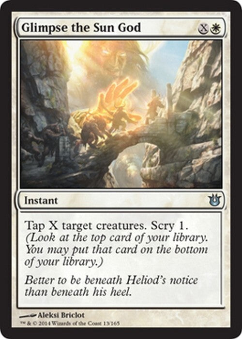 Glimpse the Sun God ~ Born of the Gods [ Excellent ] [ Magic MTG ]