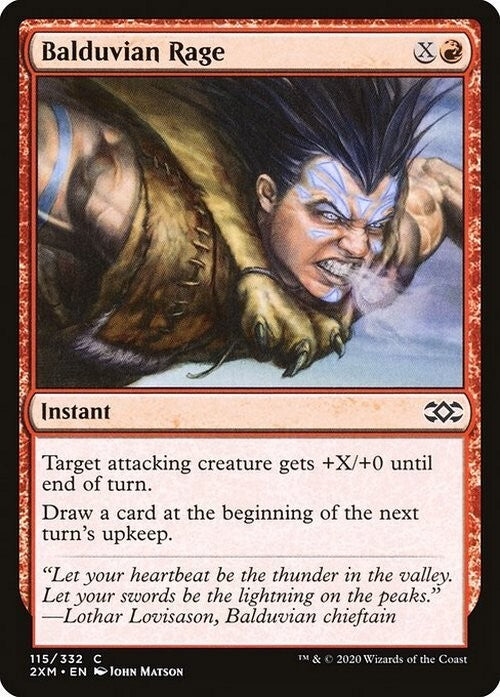 Balduvian Rage ~ Double Masters [ NearMint ] [ Magic MTG ]