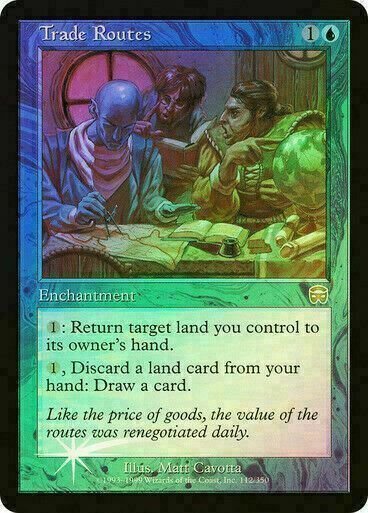 FOIL Trade Routes ~ Mercadian Masques [ Excellent ] [ Magic MTG ] - London Magic Traders Ltd