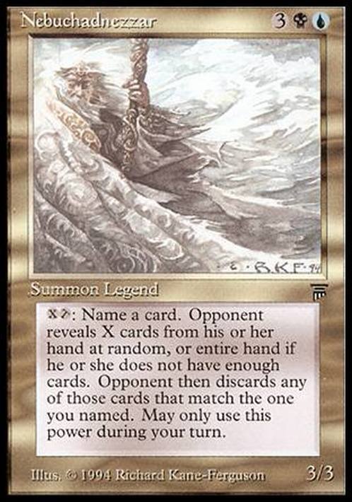 Nebuchadnezzar ~ Legends [ Excellent ] [ Magic MTG ]