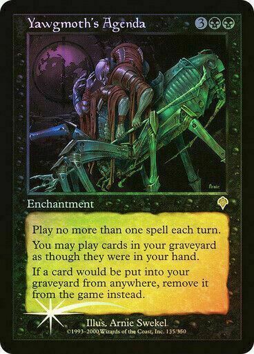 FOIL Yawgmoth's Agenda ~ Invasion [ Excellent ] [ Magic MTG ] - London Magic Traders Ltd