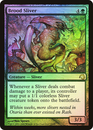 FOIL Brood Sliver ~ Slivers [ NearMint ] [ Magic MTG ]