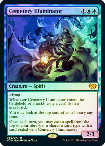 FOIL Cemetery Illuminator ~ Crimson Vow [ NearMint ] [ Magic MTG ]