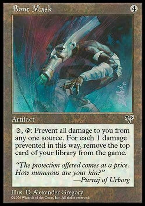 Bone Mask ~ Mirage [ PLAYED ] [ Magic MTG ]