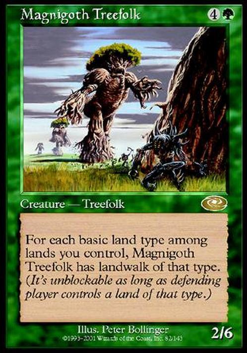 Magnigoth Treefolk ~ Planeshift [  PLAYED ] [ Magic MTG ]