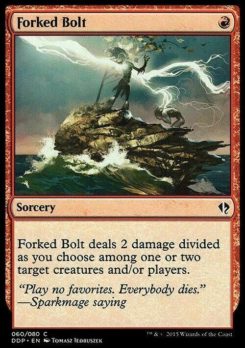 Forked Bolt ~ Duel Decks [ Excellent ] [ MTG ]