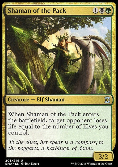Shaman of the Pack ~ Eternal Masters [ Excellent ] [ Magic MTG ] - London Magic Traders Ltd