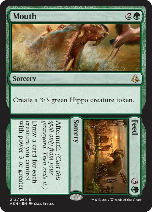 Mouth // Feed ~ Amonkhet [ Excellent ] [ Magic MTG ]