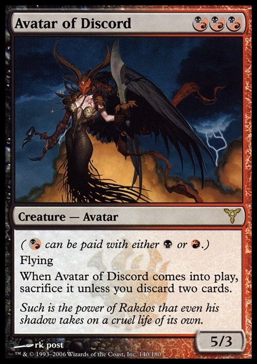 Avatar of Discord ~ Dissension [ Excellent ] [ Magic MTG ]