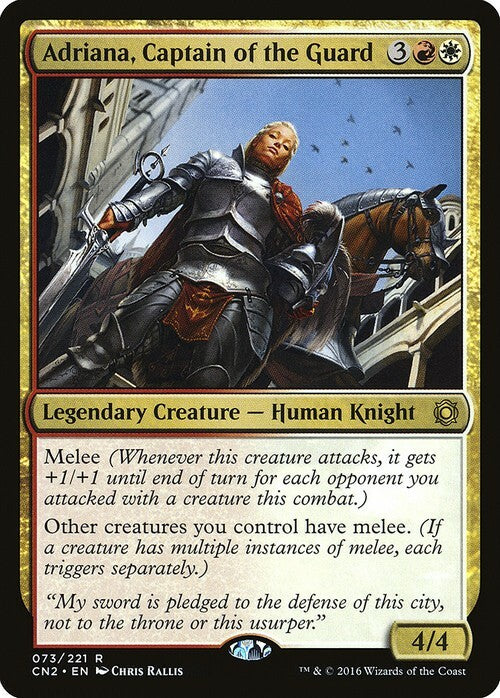 Adriana, Captain of the Guard ~ Conspiracy 2 [ Excellent ] [ Magic MTG ]
