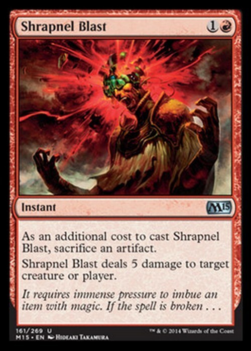 Shrapnel Blast ~ Magic 2015 [ Excellent ] [ Magic MTG ]
