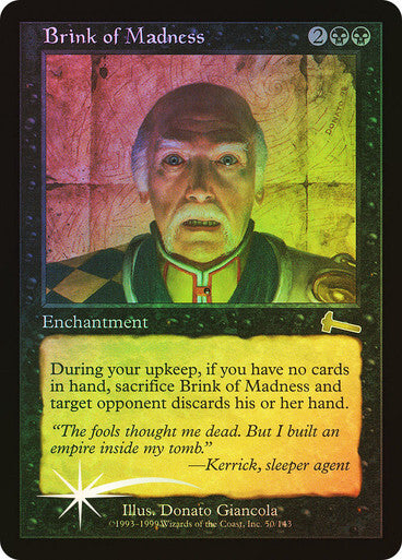 FOIL Brink of Madness ~ Urza's Legacy [ Excellent ] [ Magic MTG ]