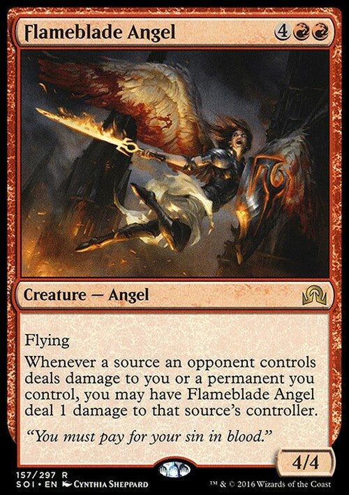 Flameblade Angel ~ Shadows over Innistrad [ Excellent ] [ MTG ]