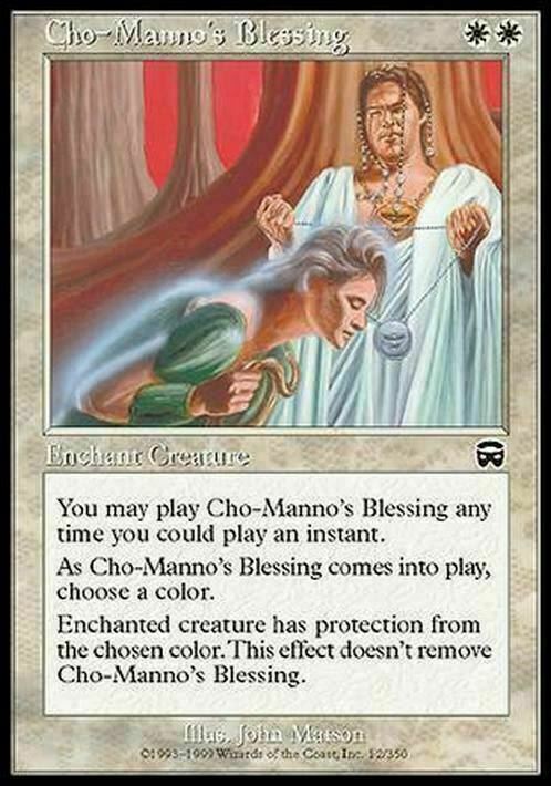 Cho-Manno's Blessing ~ Mercadian Masques [ Excellent ] [ Magic MTG ]