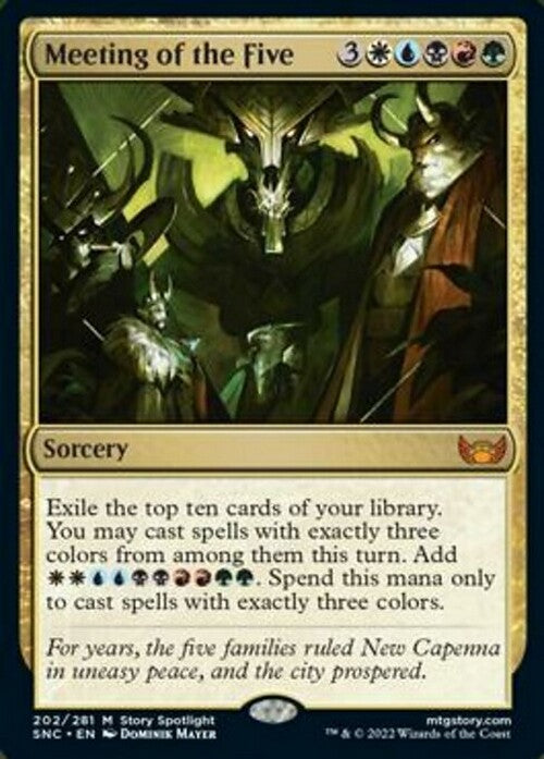 Meeting of the Five ~ Streets of New Capenna [ NearMint ] [ Magic MTG ]