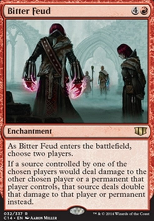 Bitter Feud ~ Commander 2014 [ Excellent ] [ Magic MTG ]