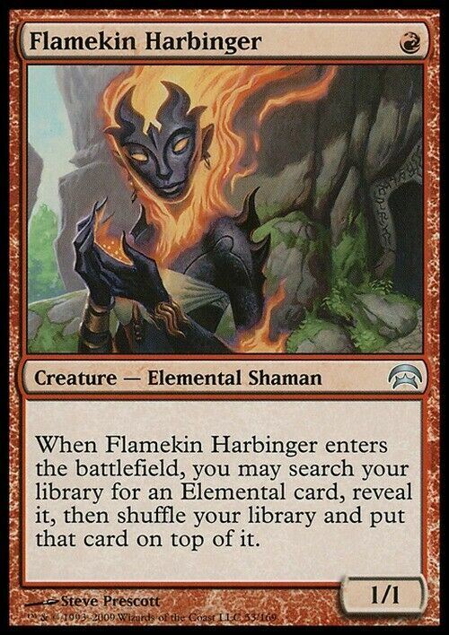 Flamekin Harbinger ~ Planechase [ PLAYED ] [ Magic MTG ]