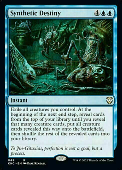 Synthetic Destiny ~ Commander: Kaldheim [ NearMint ] [ Magic MTG ]